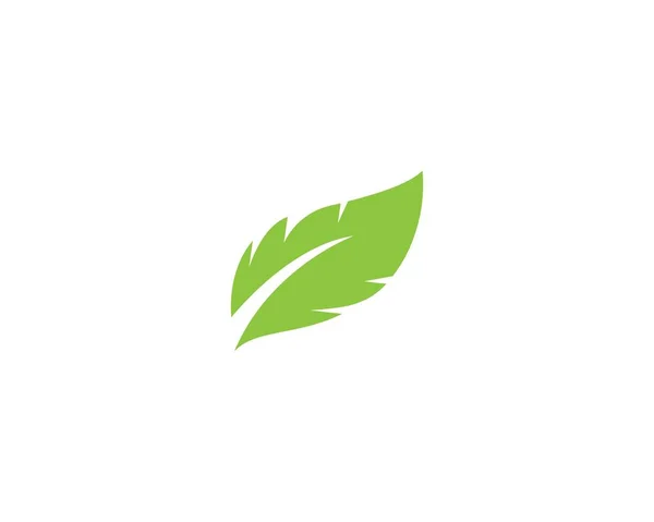 Вектор логотипу зеленого листя — стоковий вектор