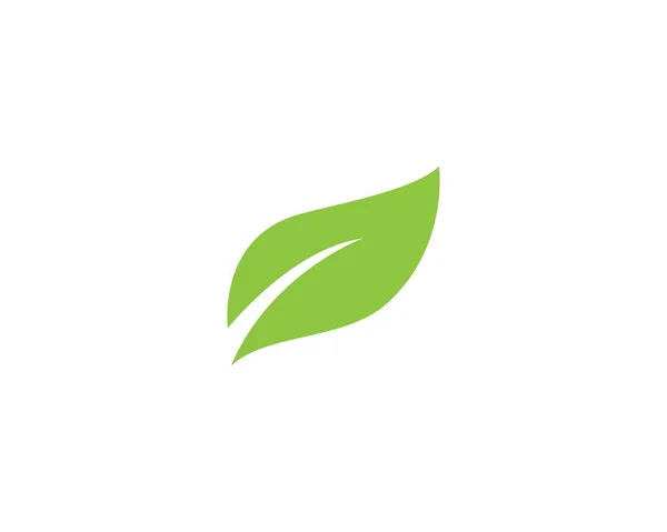 Vetor logotipo folha verde —  Vetores de Stock