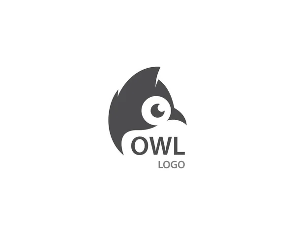 Baykuş logo vektör — Stok Vektör