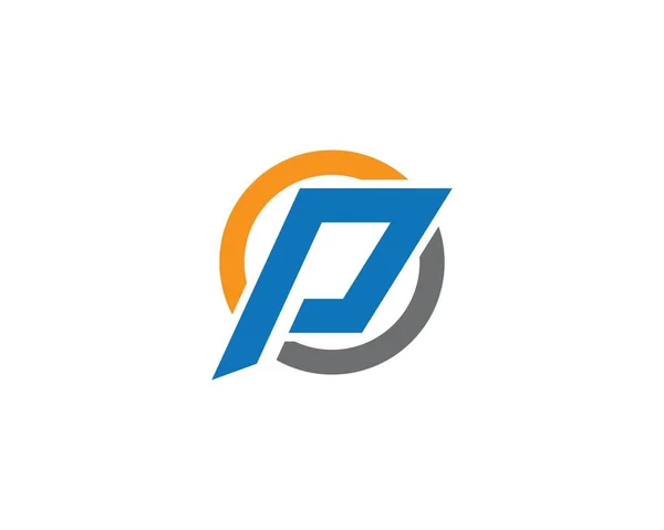 P brief logo vector — Stockvector