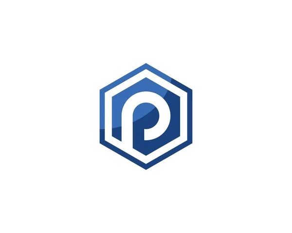 P brief logo vector — Stockvector