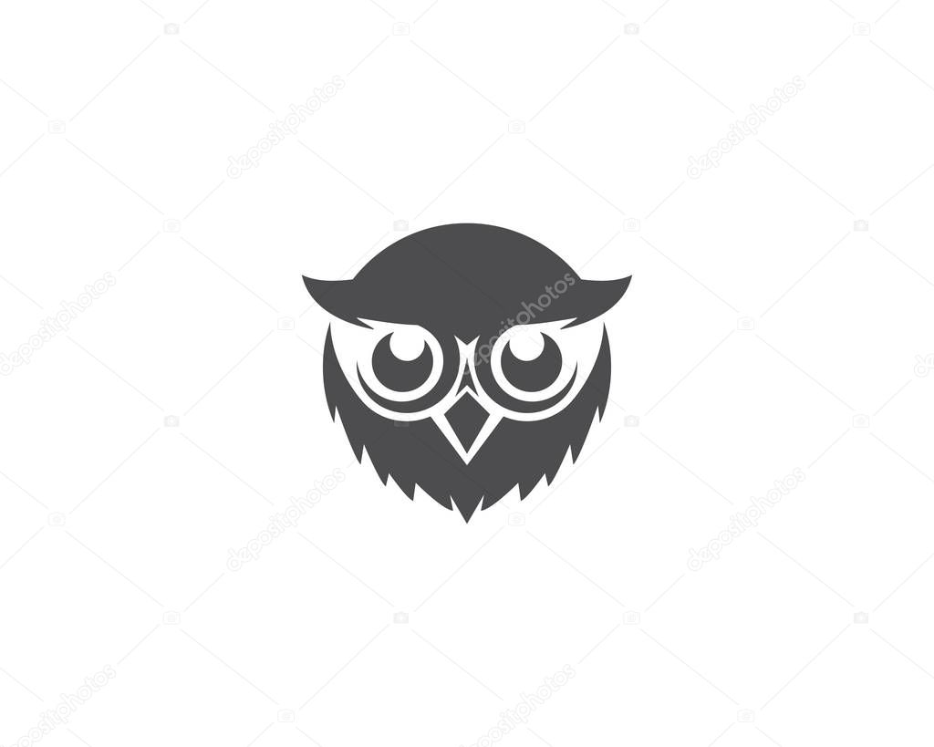 Owl logo vector