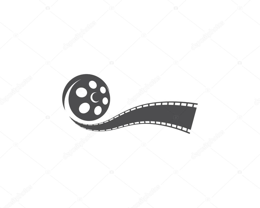 Movie logo vector template