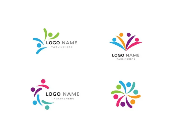 Logotipo comunitário —  Vetores de Stock