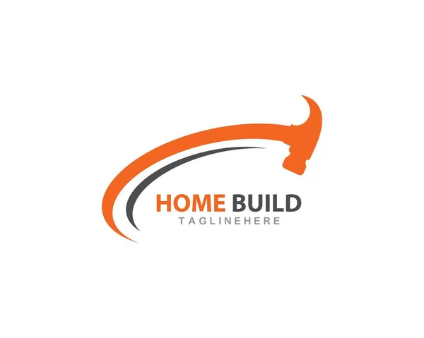Vettore logo di riparazione domestica — Vettoriale Stock