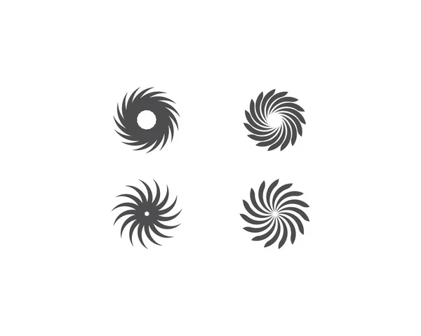 Wirbel, Welle und Spirale — Stockvektor