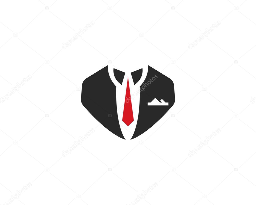Tuxedo logo vector icon template