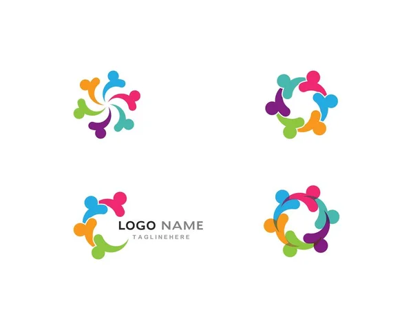 Gemeenschapszorg Logo template — Stockvector