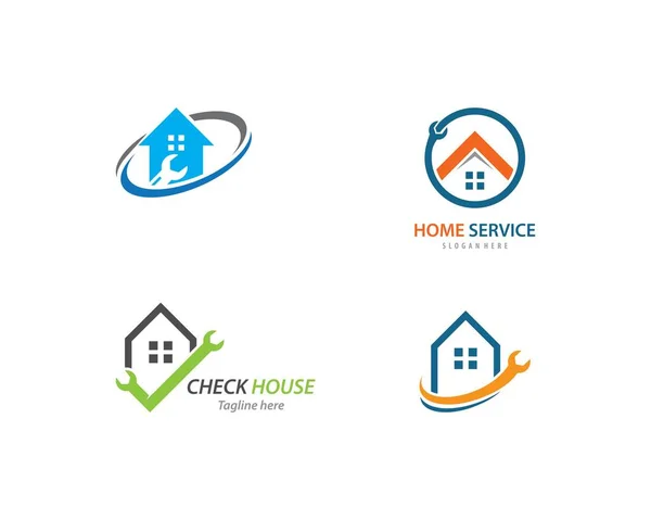 Home Reparatur Logo Vektor — Stockvektor