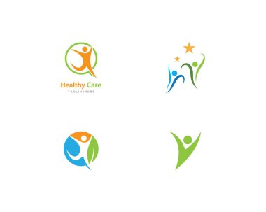 Sağlıklı Yaşam Logosu şablonu