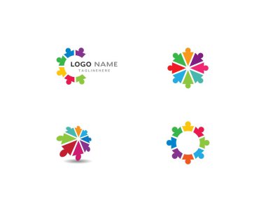 toplum hizmeti Logo şablonu 