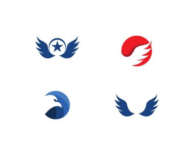 Kartal kuş Logo şablonu