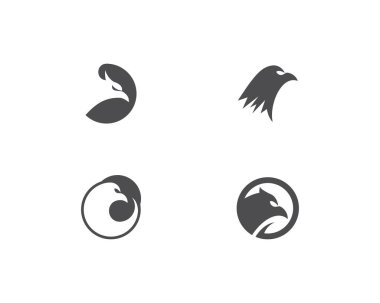 Kartal kuş Logo şablonu