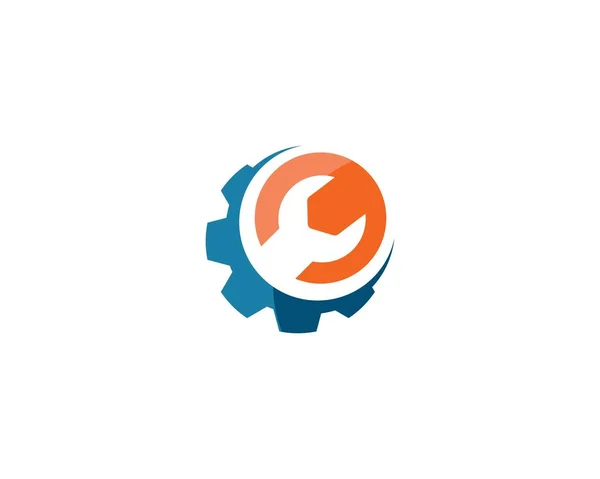 Servicio herramienta logo vector — Vector de stock