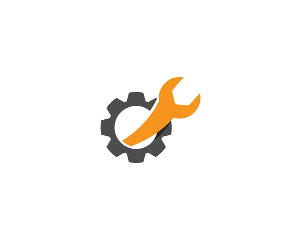 Servicio herramienta logo vector — Vector de stock