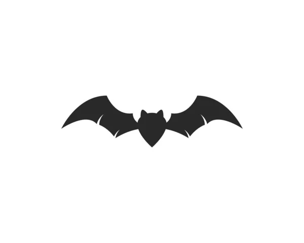 Logotipo de ilustración murciélago vector — Archivo Imágenes Vectoriales