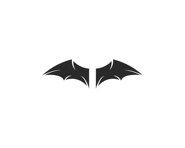 Vecteur de logo ilustration chauve-souris — Image vectorielle