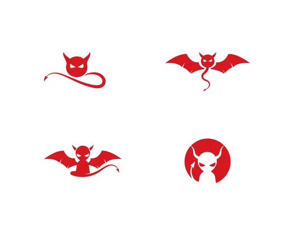 Вектор логотипа дьявола — стоковый вектор