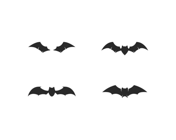 Bat ilustrazione logo vettore — Vettoriale Stock