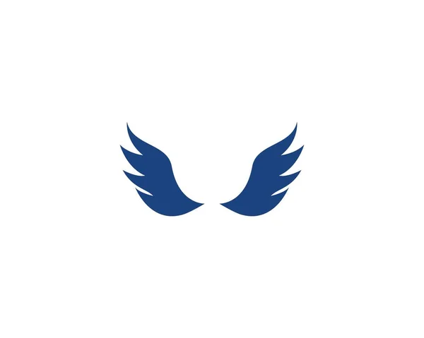 Plantilla de logotipo de ala halcón — Vector de stock