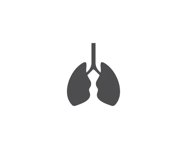 Lungs care logo — Stock Vector