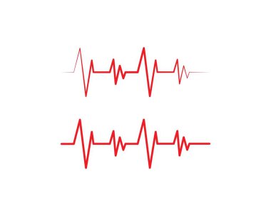 Pulse Line ılustration vektör 