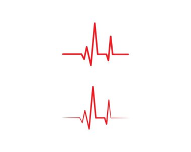 Pulse Line ılustration vektör 
