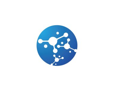 molekül Logo vektör