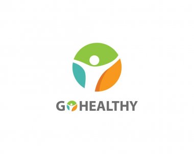 Sağlıklı Yaşam Logosu şablonu