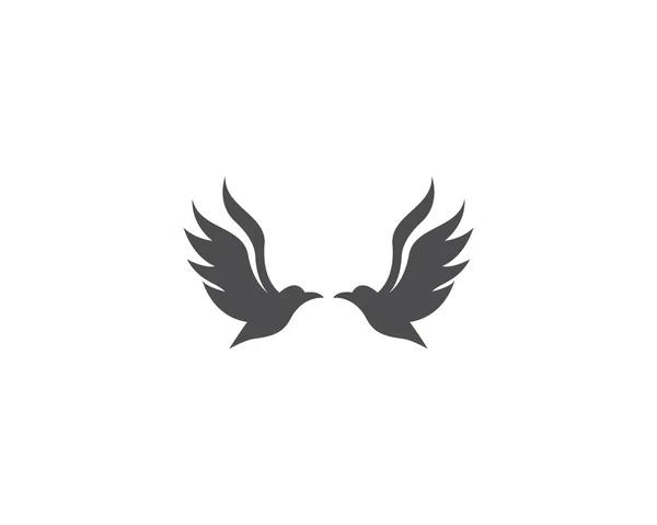 Πρότυπο λογότυπο πουλί — Διανυσματικό Αρχείο