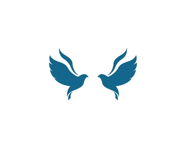 Vorlage für das Vogel-Logo — Stockvektor