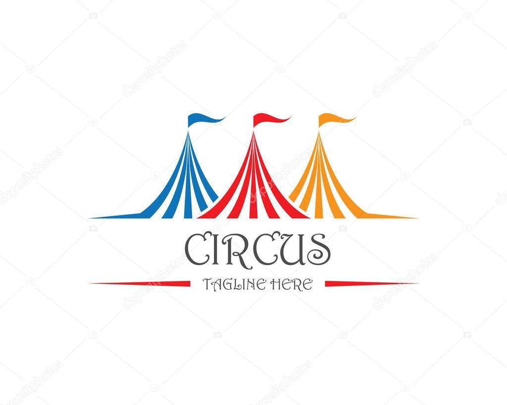 Circus logo template