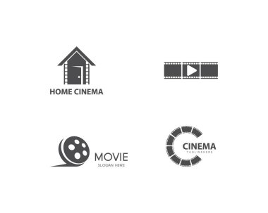 Film şeridi Logo şablonu