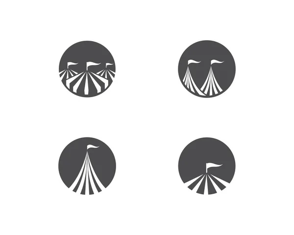 马戏团的标志模板 — 图库矢量图片