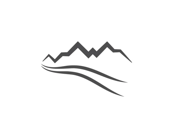 Logotipo Montañas vector — Vector de stock