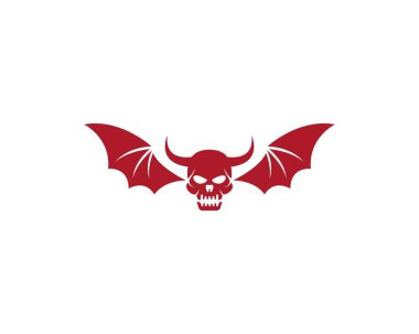 Kafatası logo vektör 