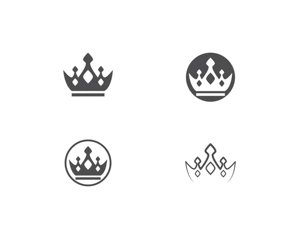 Crown Logo Template — Stock Vector