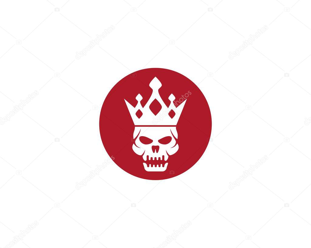 Skull Devil  logo vector