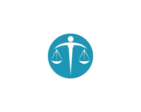 Vektor loga právnické firmy — Stockový vektor