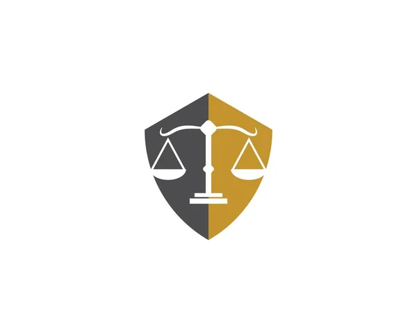 Cabinet d'avocats logo vecteur — Image vectorielle