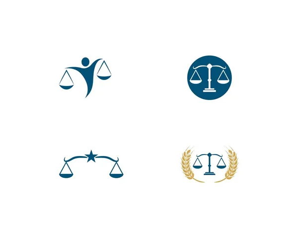 Lawyer logo vector — Stock Vector