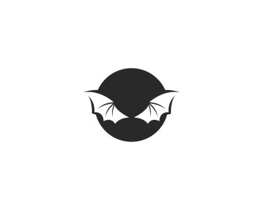 Bat Wing görselleştirme Logo vektör