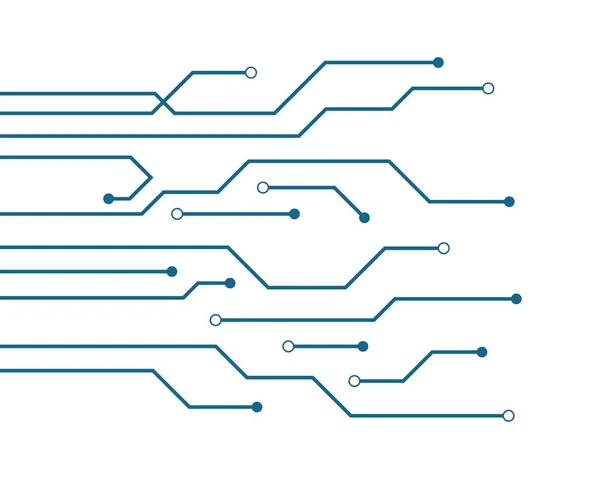 Circuit technology logo vector — Stock Vector