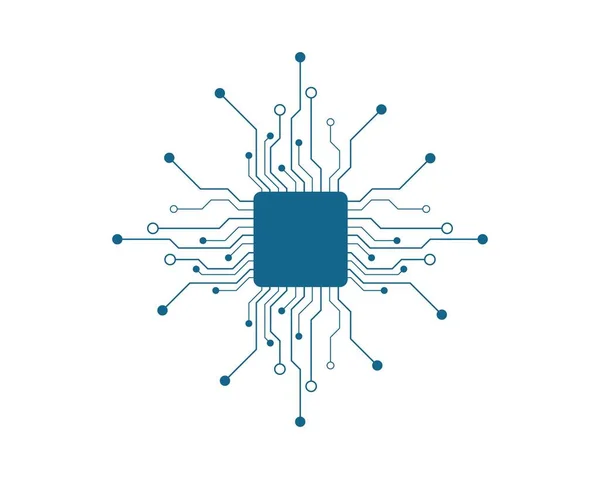 Circuit technologie vector — Stockvector