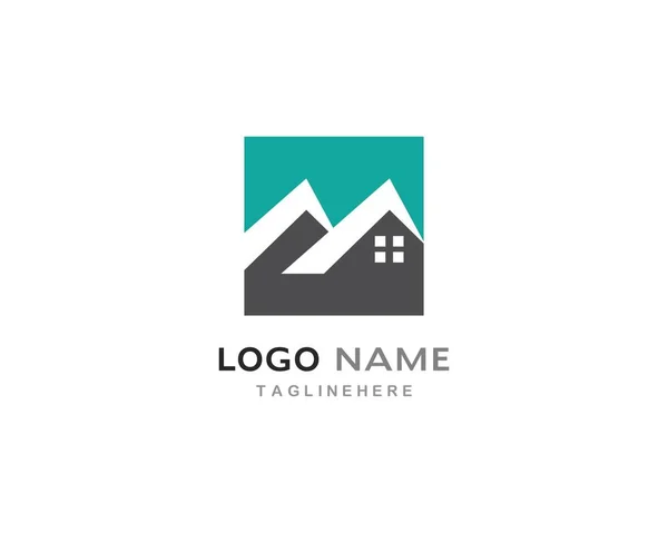 Logo Propriété et Construction — Image vectorielle