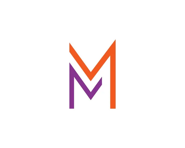 M brev logotyp — Stock vektor