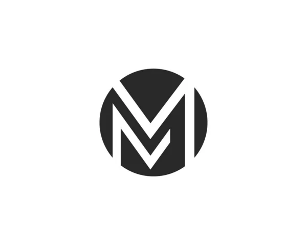 M logotipo da carta — Vetor de Stock