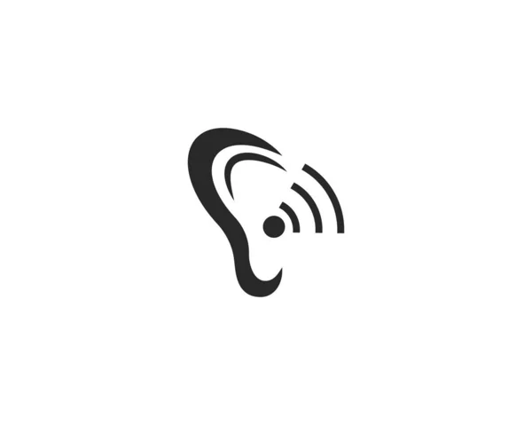 Vektor pro sluchové logo — Stockový vektor
