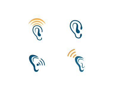 İşitme Logo şablonu