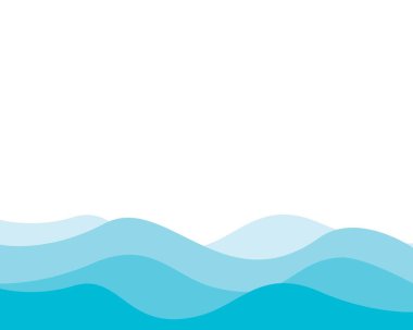 Dalga arka plan şablonu